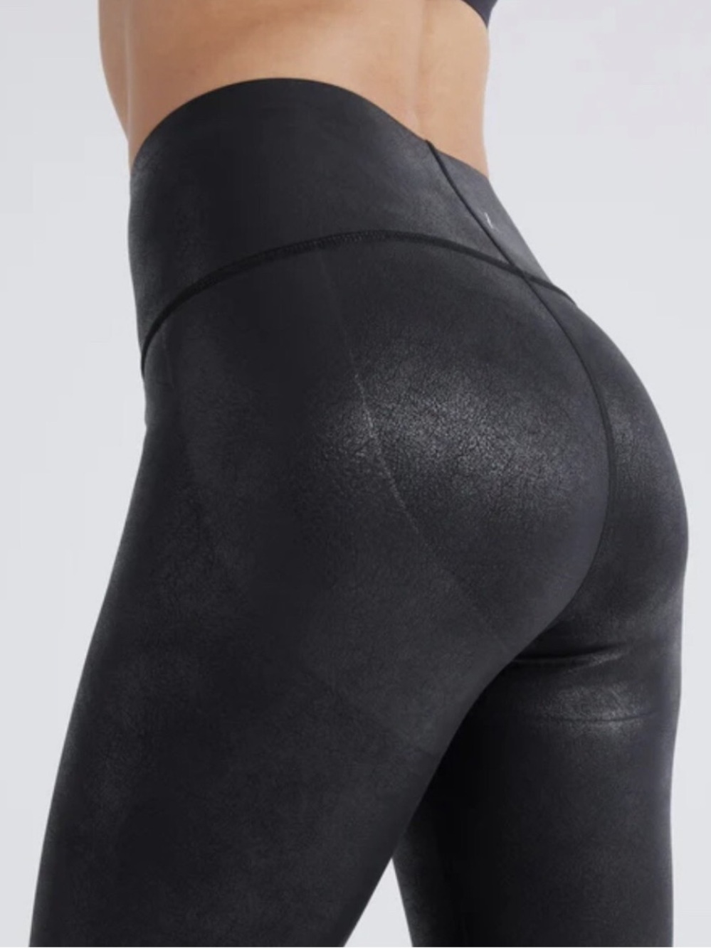 Knix Sculpt High Waisted Faux Leather Leggings Black Size XXL - Picture 2 of 10